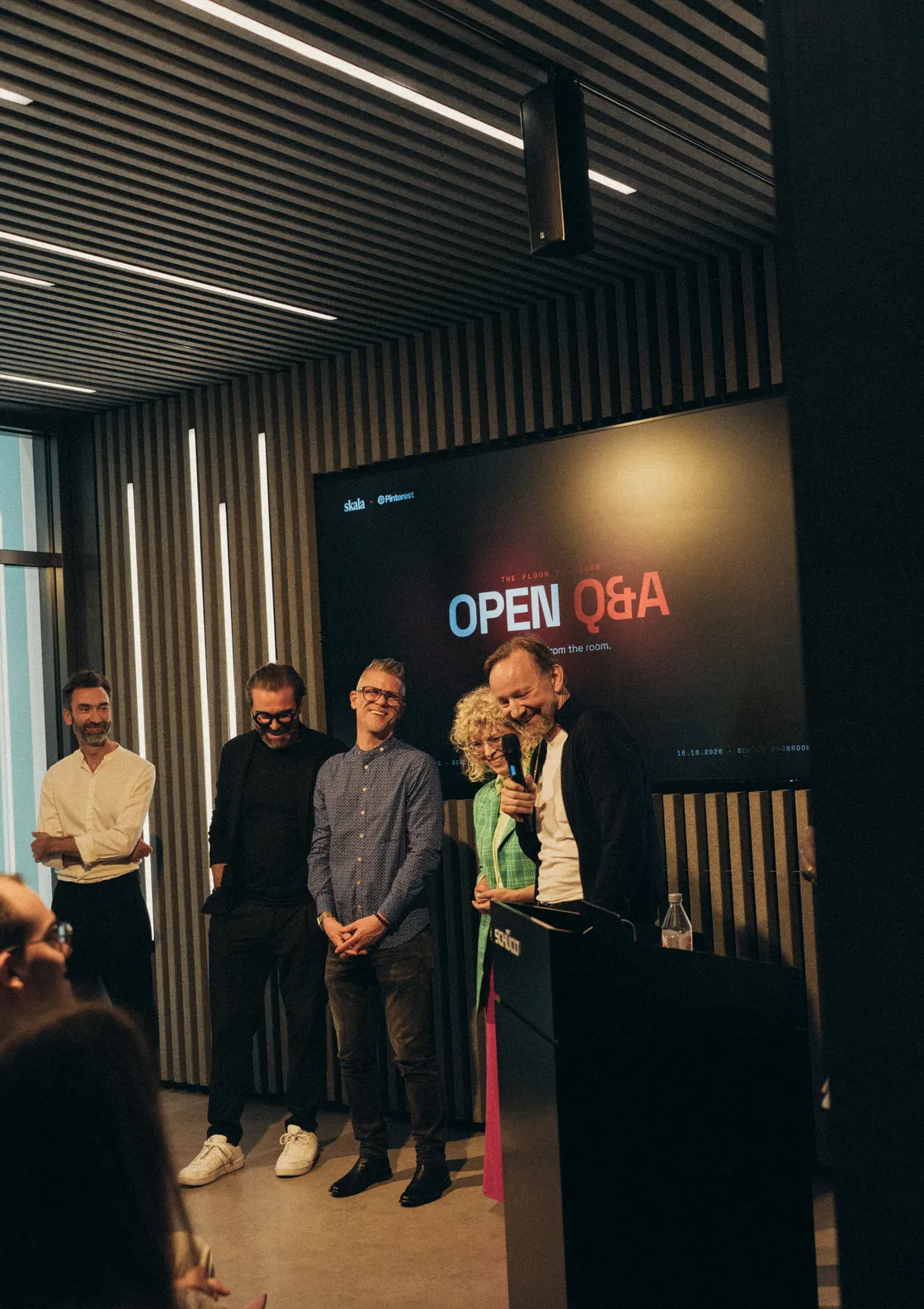 Guests and speakers at Architecture After Hours, Berlin edition