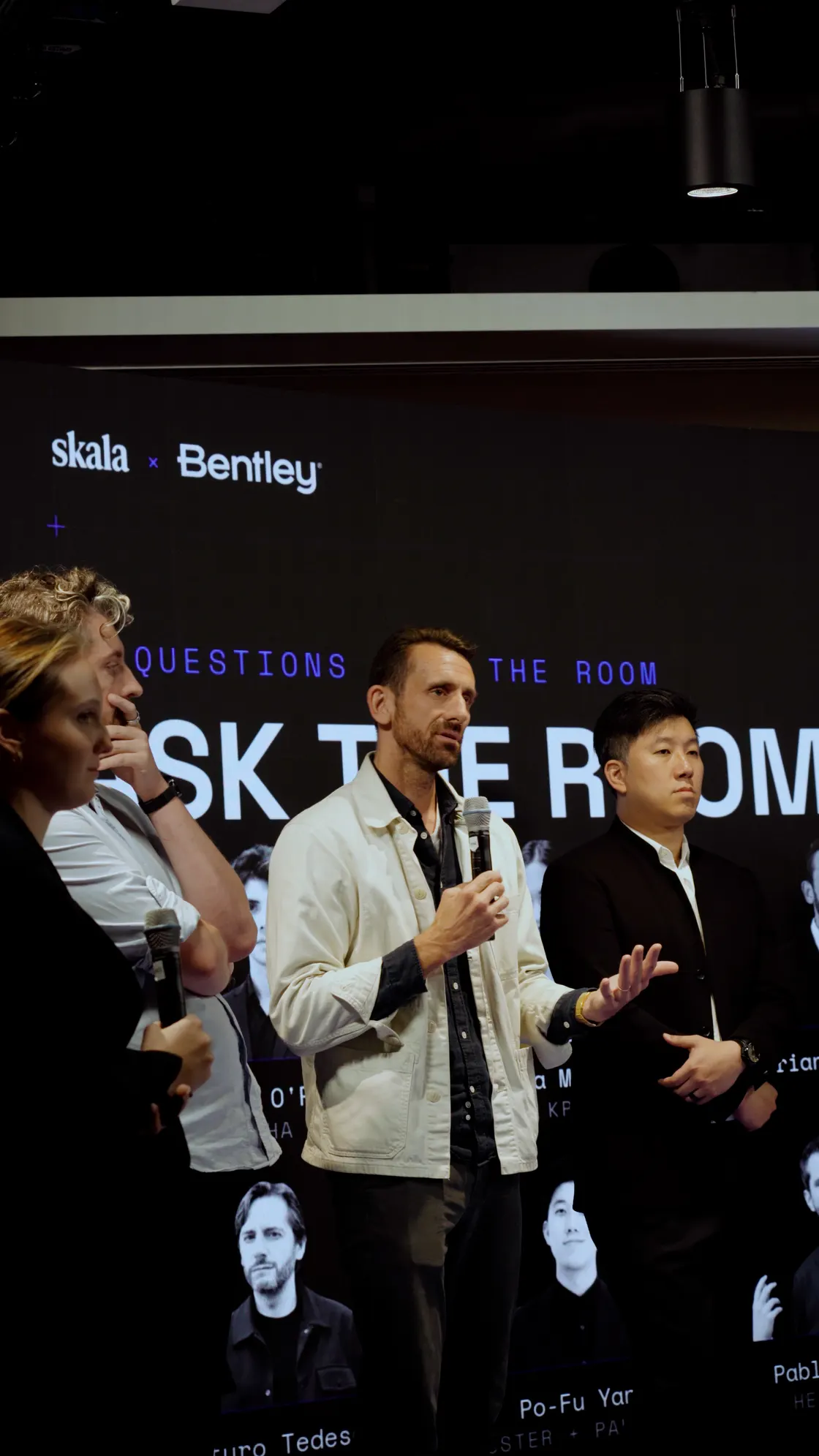 Guests and speakers at Architecture After Hours, London edition