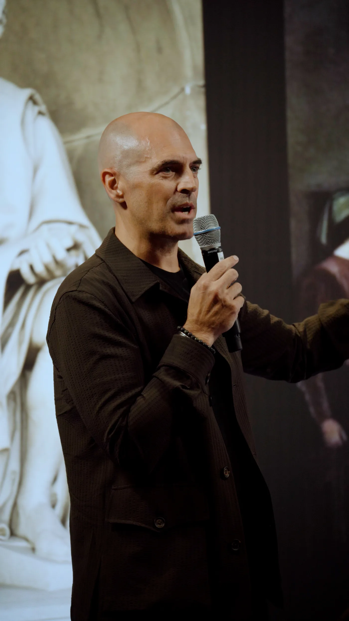 Greg Demchak, VP of Emerging Technologies at Bentley, speaking at Architecture After Hours London